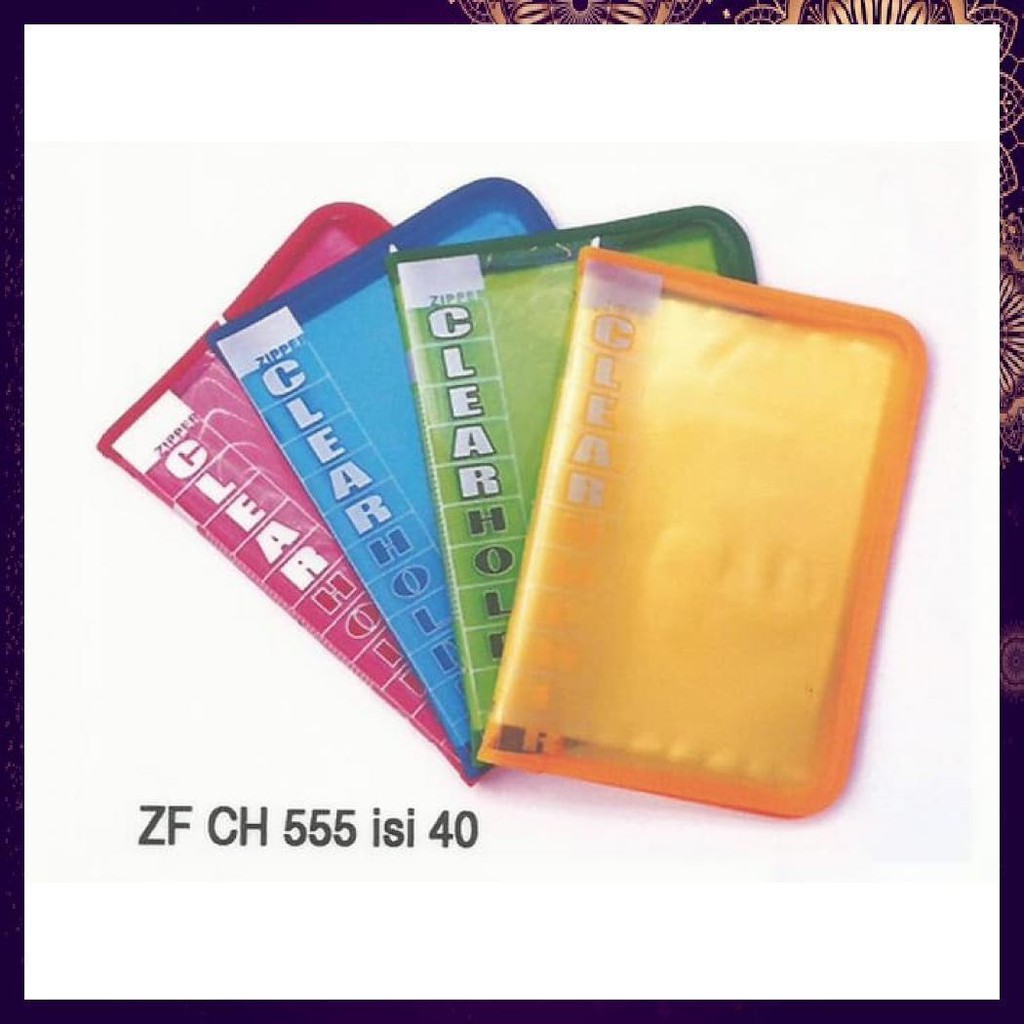 

TOPLA ZIPPER CLEAR HOLDER ISI 40 LEMBAR - CAMPUR