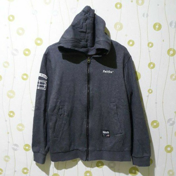 Jaket zip hoodie fluke
