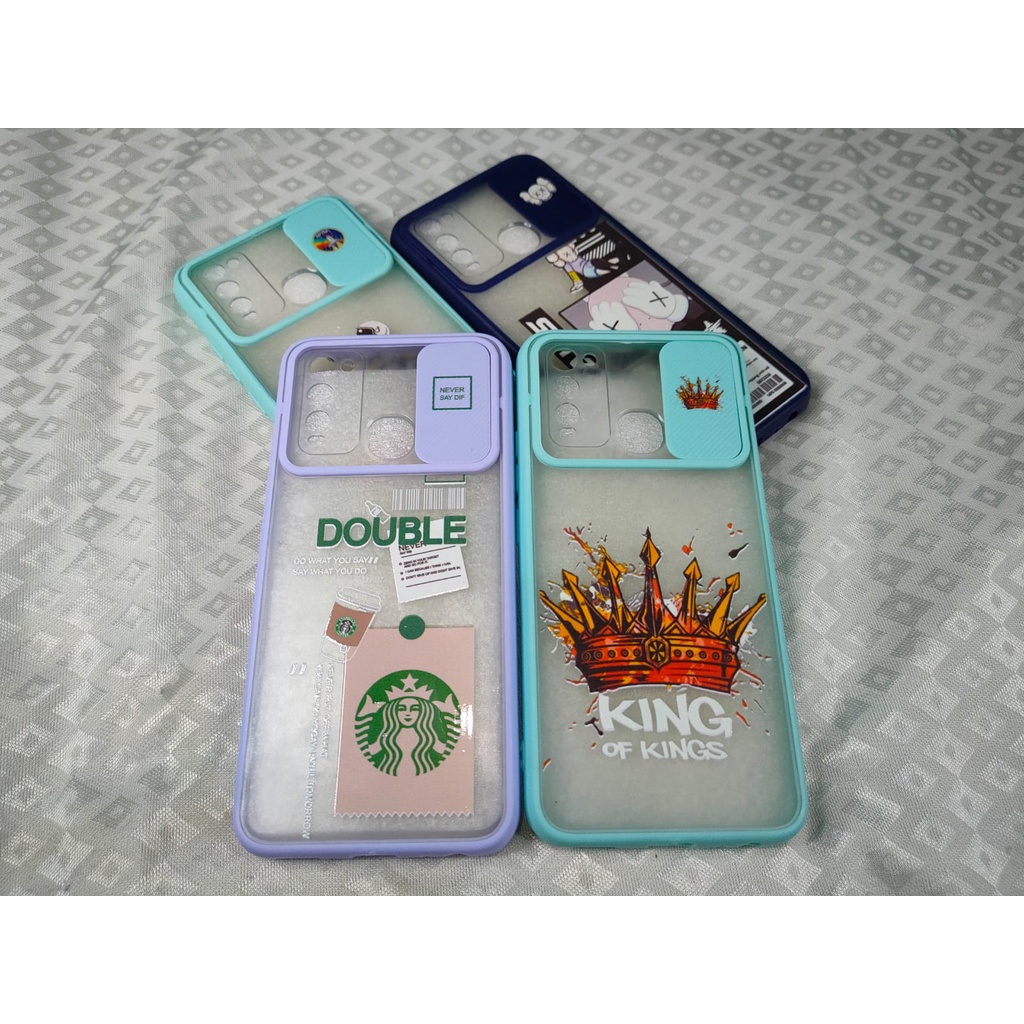 CASE SLIDE PROTECT CAMERA KARAKTER FOR SAMSUNG A12