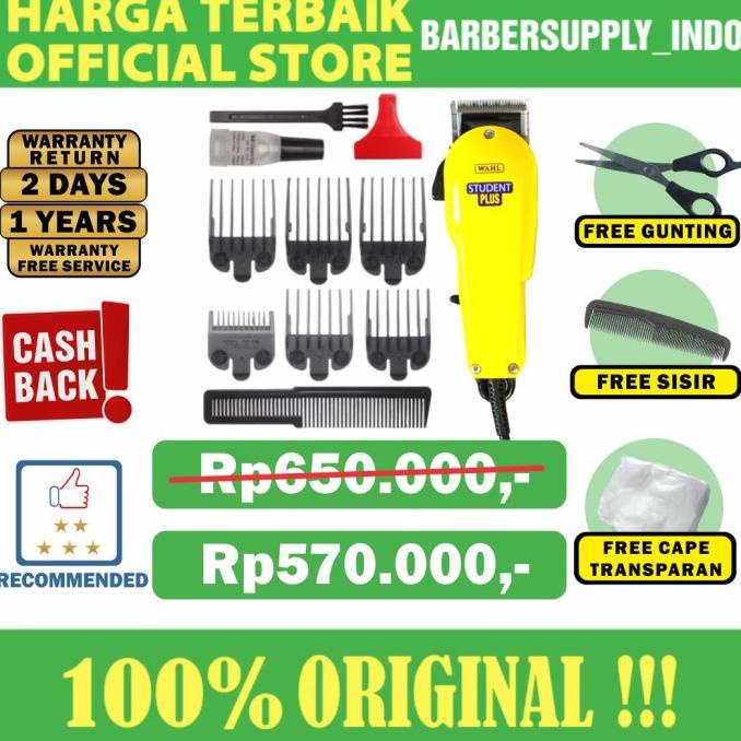 Wahl Student Kit Plus Original Usa / Mesin Clipper Wahl