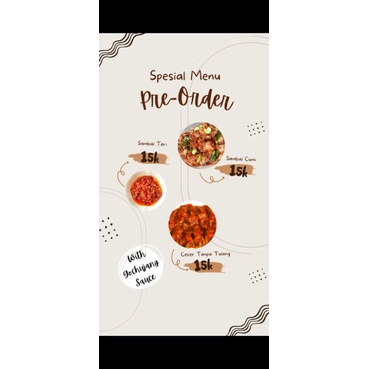 

Aneka sambal with gochujang saoce