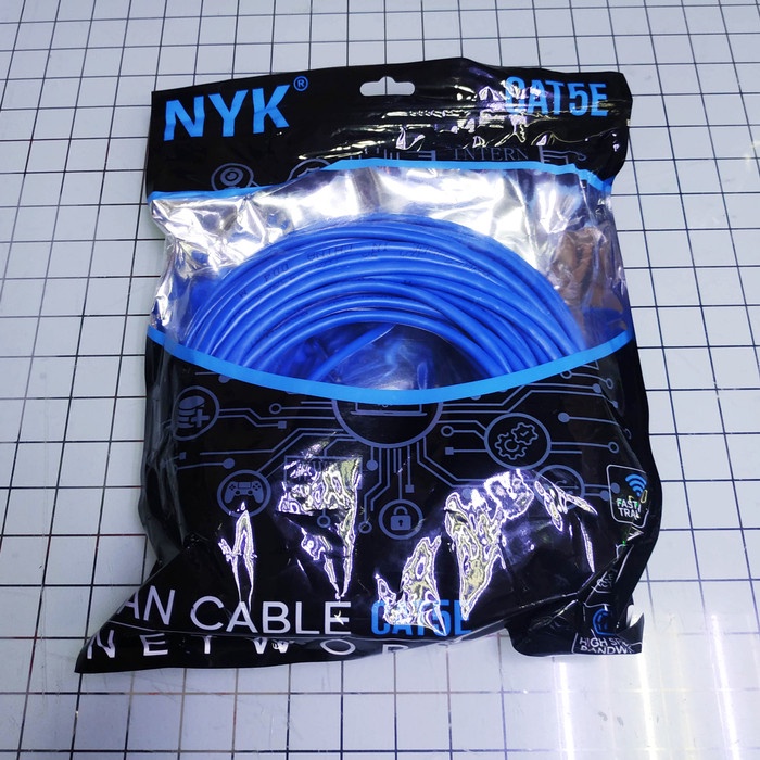 NYK Cat5 20m Ethernet Network Cable / Kabel LAN UTP CAT5e