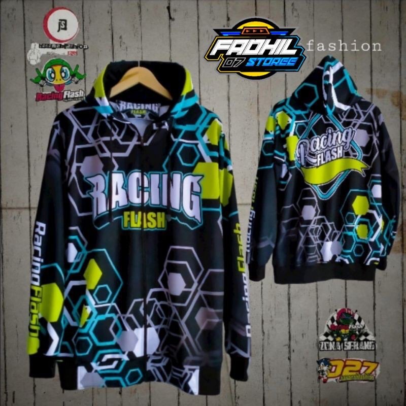 RACING FLASH JAKET RACING FLASH SWEATER HOODIE JACKET RACING FLASH SWETER HODIE HODDIE SWITER SWEETE