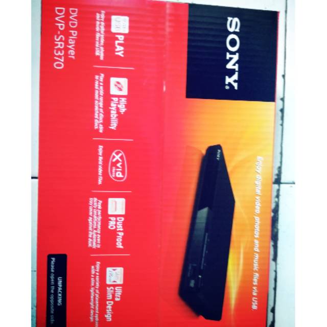 SONY DVP-SR370 DVD PLAYER