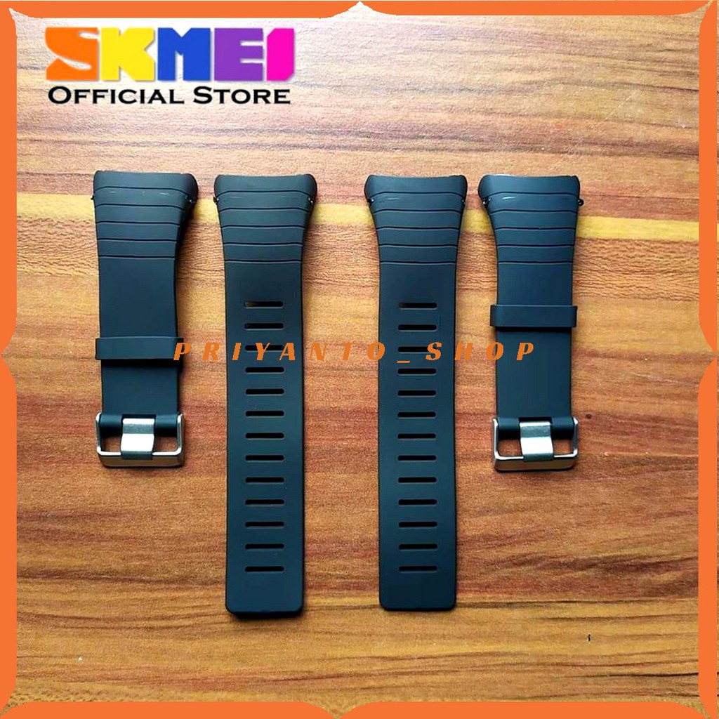 Strap Tali Jam Tangan Skmei 1992 SKMEI 1992 Hitam Rubber Skmei 1992 Hitam