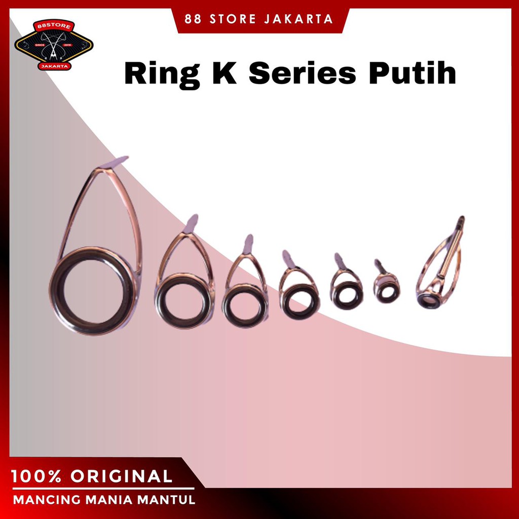 88storejakarta Ring Guide K series spinning non fuji white