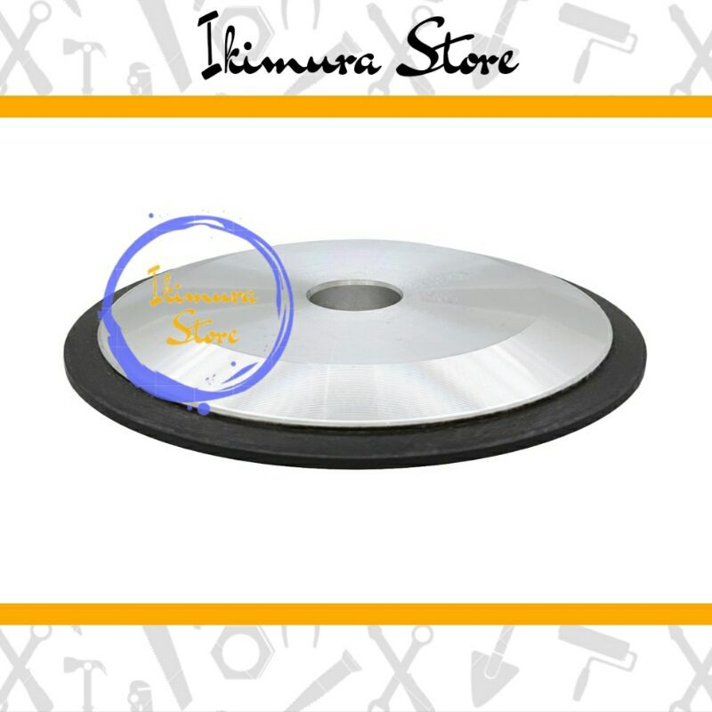 Diamond Grinding Wheel 5&quot; 2 sisi #240 / #400 NANKAI Batu Poles