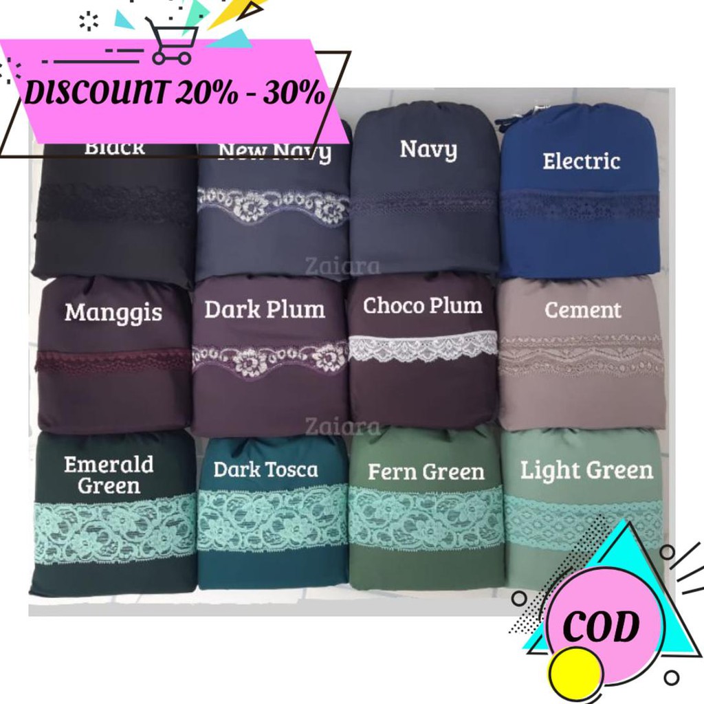 (BAYAR DITEMPAT) ZAIARA MUKENA TRAVELLING DESVO PREMIUM ELEGANT LACE AA559