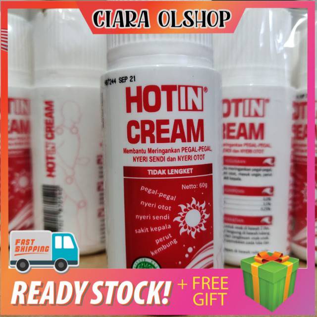 HOT IN CREAM BOTOL 60 Gram (KECIL)