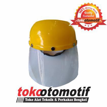 Faceshield + Visor ( Top Quality ) Pelindung Wajah / Topeng Masak Original