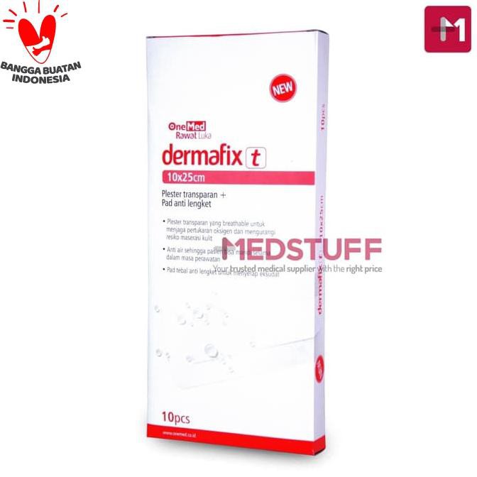 Jual Dermafix T Plester Luka Transparan Anti Air 10x25 Cm Ready Indonesia Shopee Indonesia