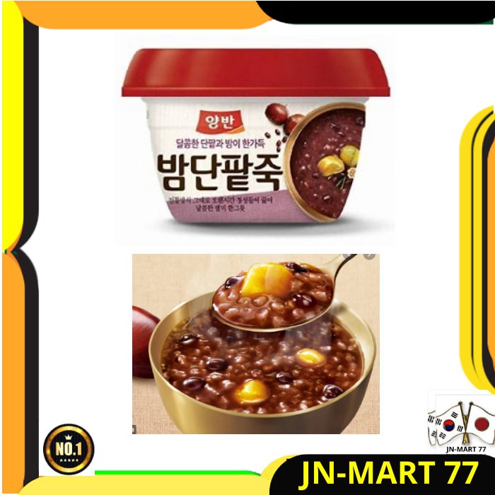

KOREAN FOOD DONGWON SWEET RED BEAN & CHESTNUT 285 G-BUBUR KACANG MERAh