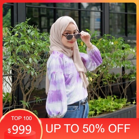 Lucy Top Tie Dye ATASAN ; BAJU BSJU BAJI/ PAKAIAN/ KAOS TSHIRT T-SHIRT/ BLOUSE BLUES BLUS/ KEMEJA KR