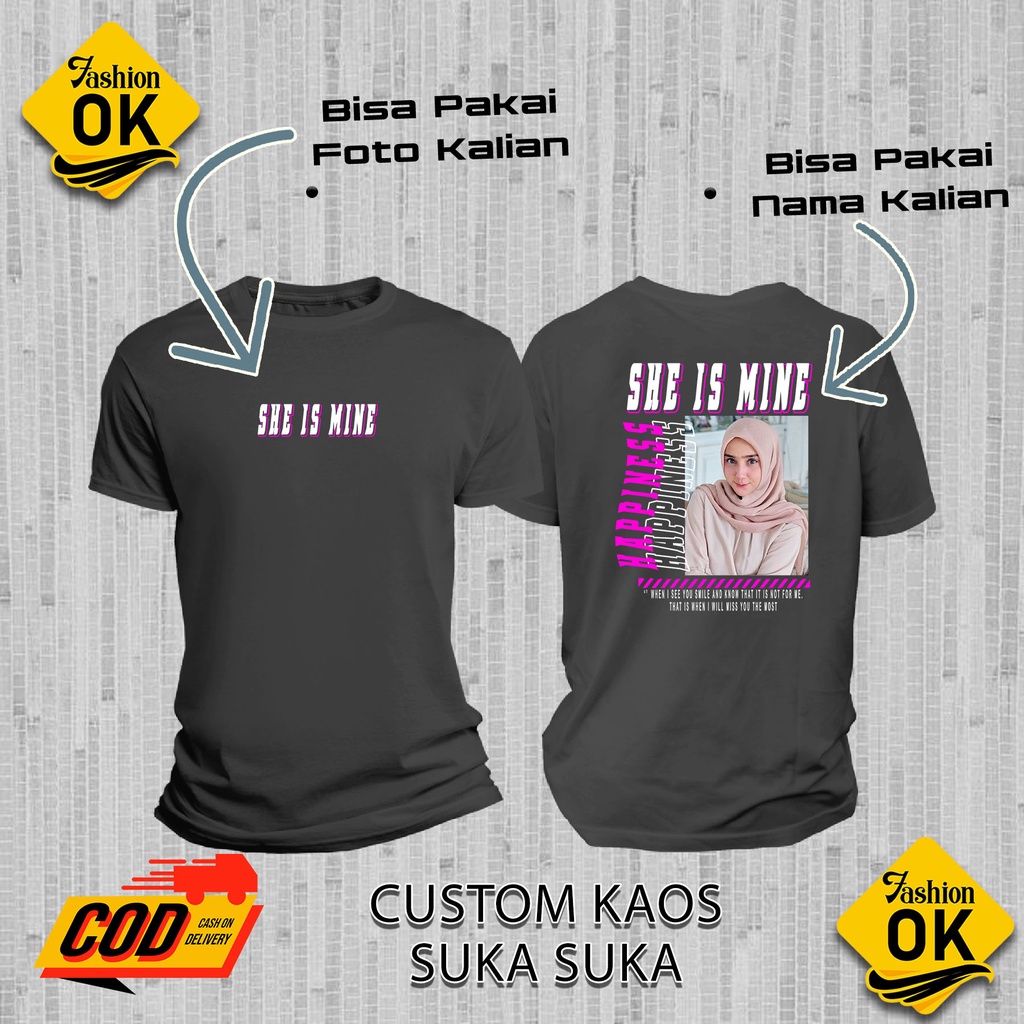 Kaos Bucin Aesthetic DesainStreet Wear Custom / Kaos Viral Tiktok