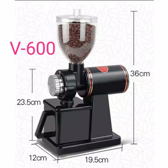 Coffee Grinder, Grinder Coffe, Gilingan Kopi Listrik v 600