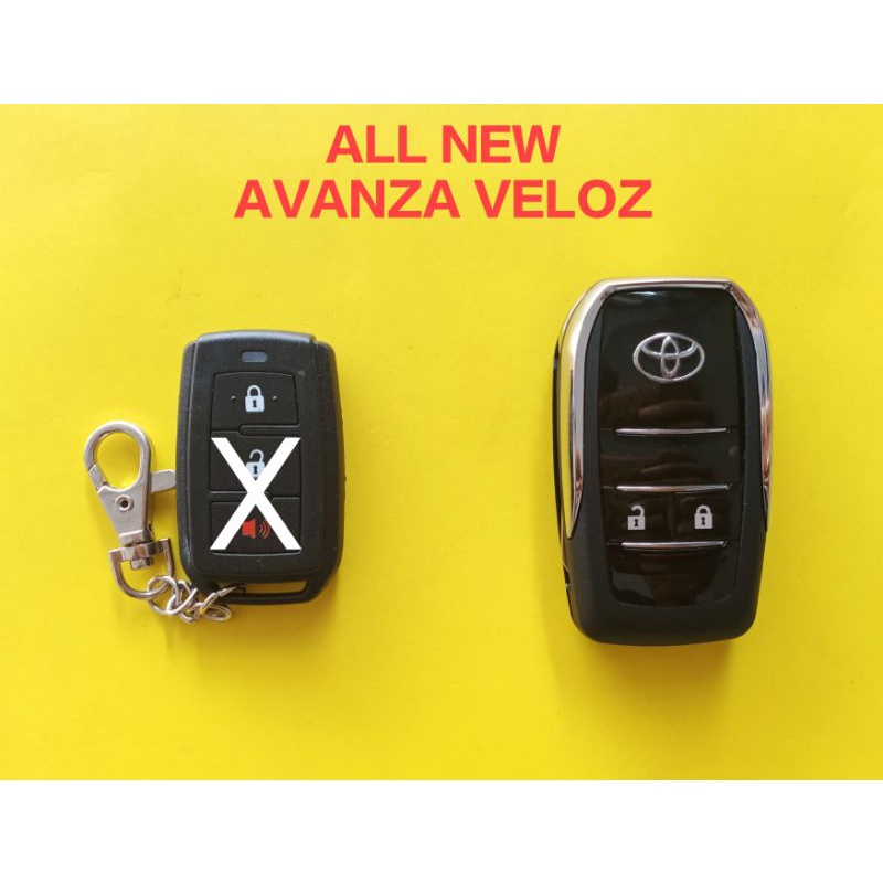 kunci remot flipkey all new avanza VELOZ 2011-2015