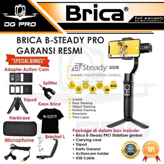 Brica B-Steady PRO 2023  - BSteady PRO - Gimbal 3-Axis Stabilizer RESMI