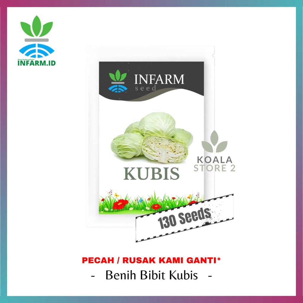 Jual Infarm Benih Bibit Kubis Bibit Kubis Isi Seeds Benih Sayuran Pasti Tumbuh