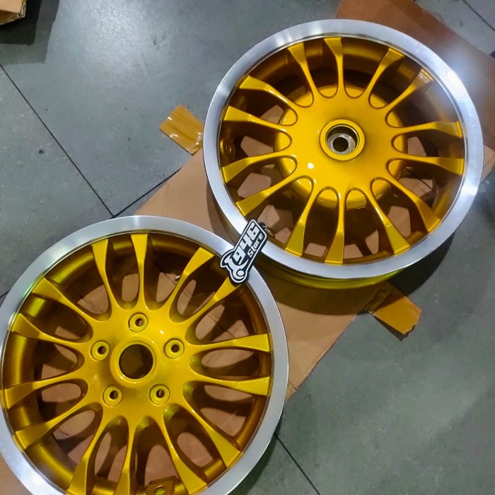 VELG VESPA SPRINT RING 12 LIMITED EDITION GOLD POLISH ORIGINAL PIAGGIO