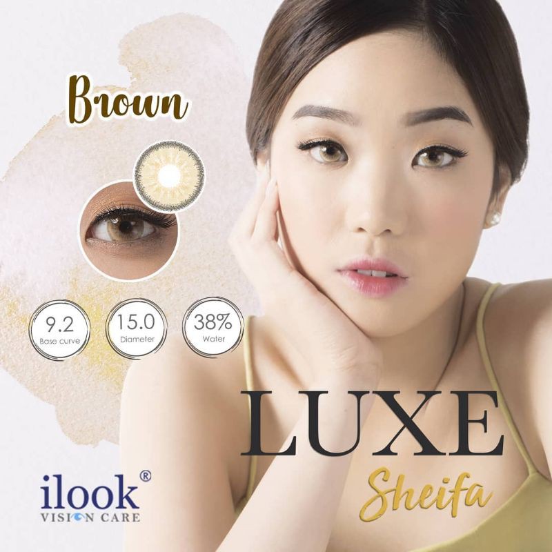 softlens warna diameter 15 water 38% luxe sheifa