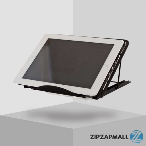 Portable Laptop Stand Adjustable Angle / Stand Holder Laptop Lipat Alumunium Besi Gamin Portable / Laptop Stand Holder Adjustable Acrylic Foldin Universal Metal / Laptop Standing Holder Alumunium / Sandaran Dudukan Tatakan Laptop Ipad Tablet Macbook Ori