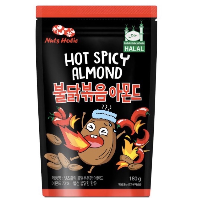 

Nuts holic hot spicy almond 180 gr