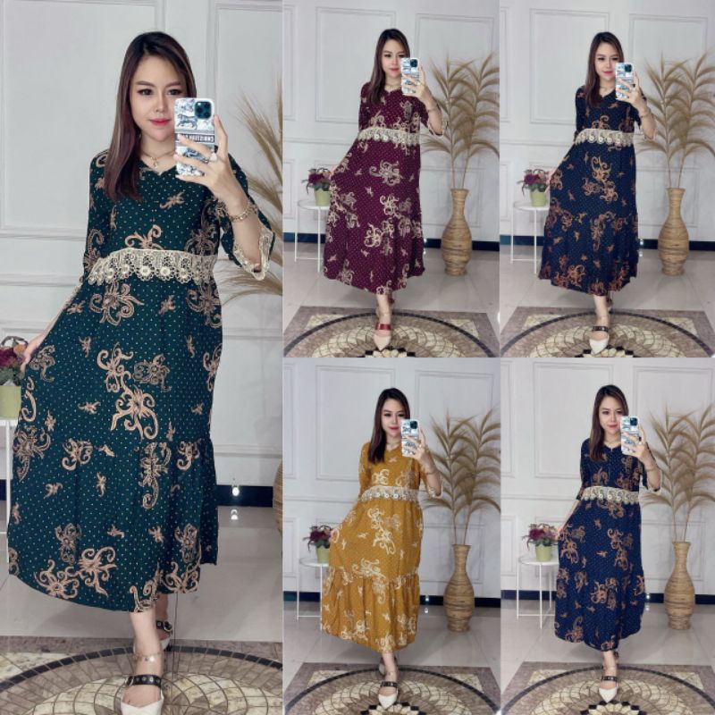 [COD] GAMIS RAYON POLOS . GAMIS RAYON PREMIUM BUSUI