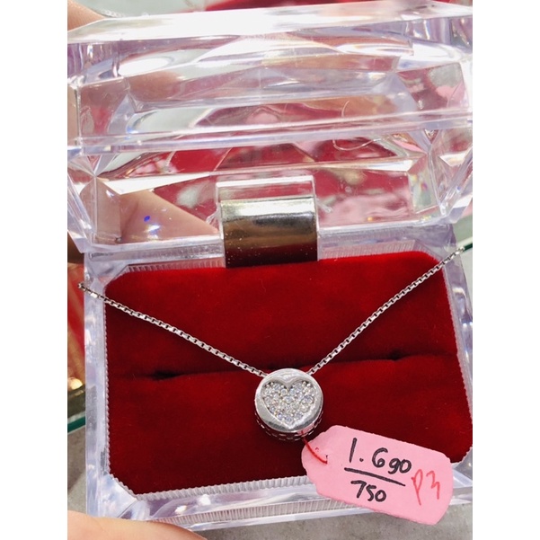 Liontin tlusup love emas asli 750/17k