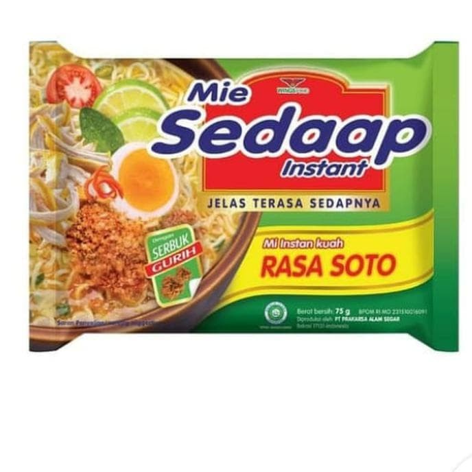 

Mie Sedaap Kuah Soto 5 pcs