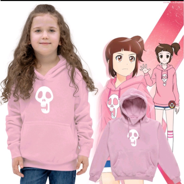 Sweater anak perempuan SHINBI HARI KOO jaket baju anak perempuan karakter anime