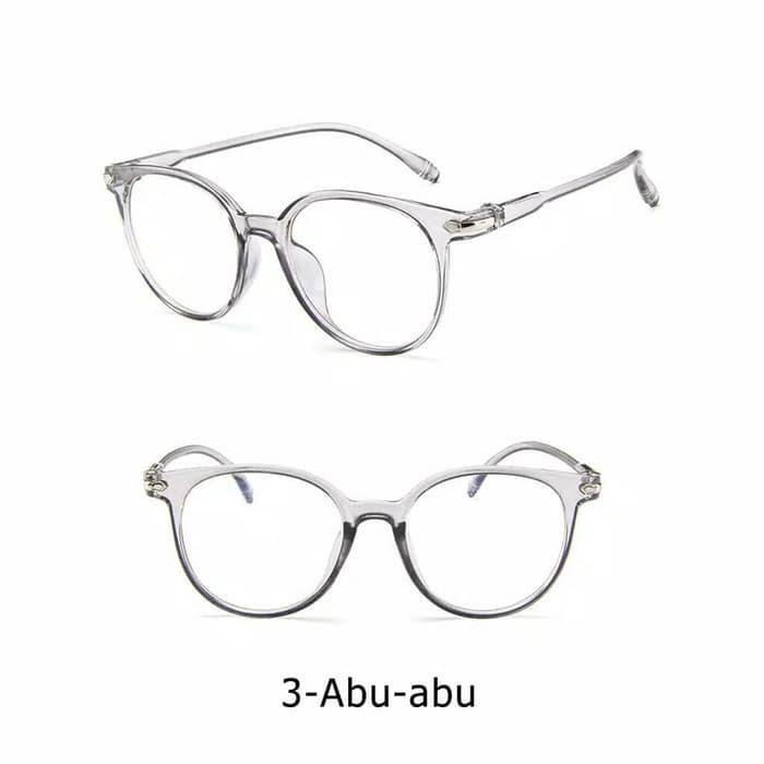 PA ✅ KACA MATA ANTI RADIASI Wanita Pria Frame Sunglasses Lensa Transparan Impor Kacamata KOREA BG KC005 (138)