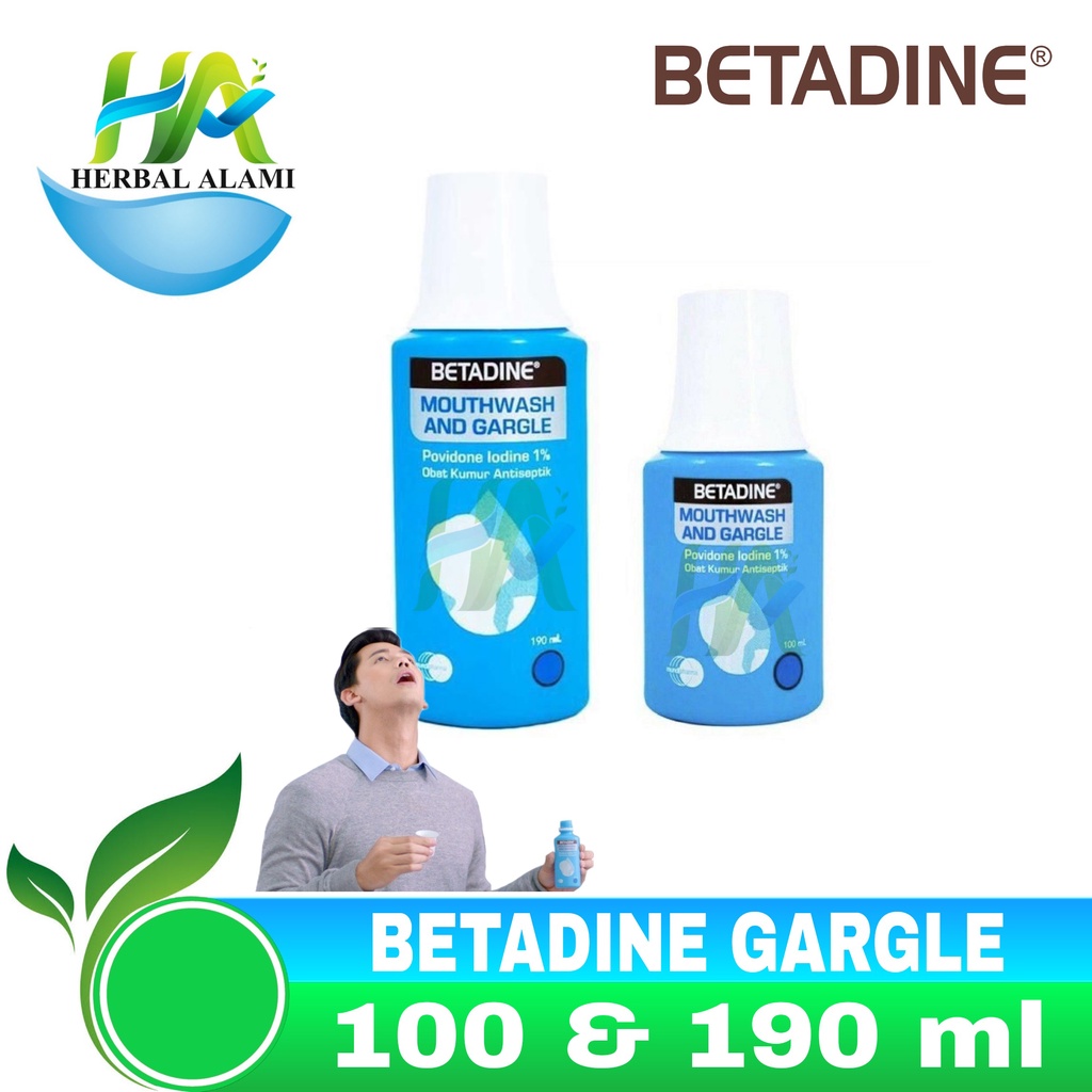 Betadine MouthWash And Gargle - Obat Kumur Anti Septik