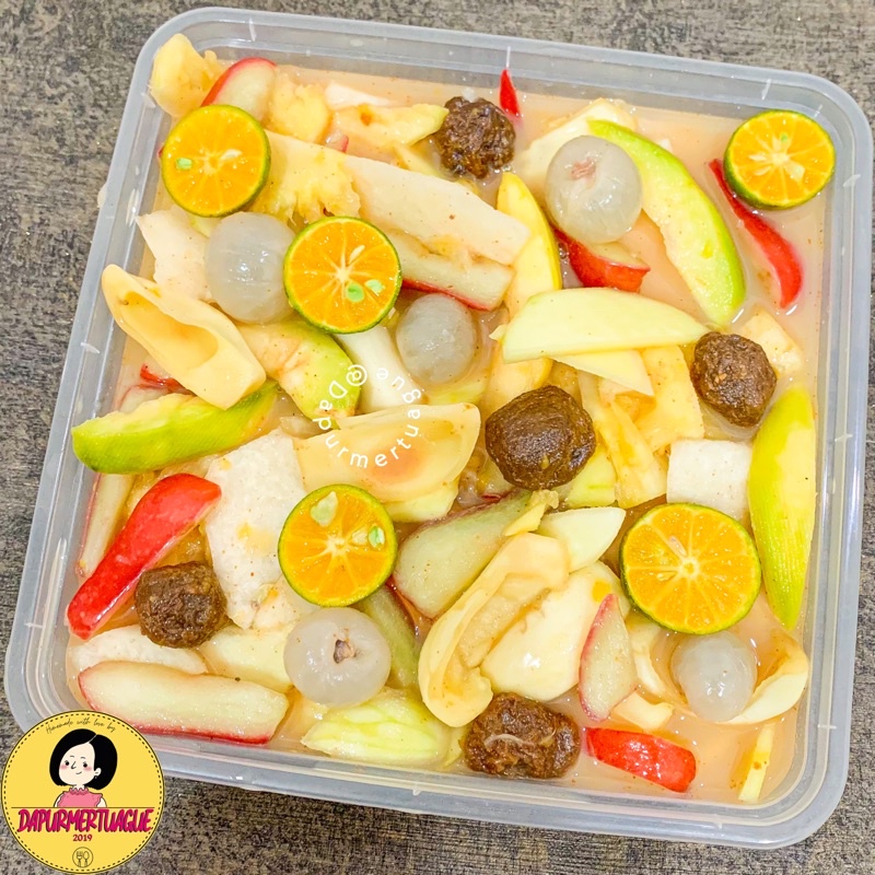 

ASINAN BUAH SULTAN 1800gr/ ASINAN BUAH KIAMBOY / ASINAN MANGGA ALA SULTAN / ASINAN BUAH MEWAH FRESH