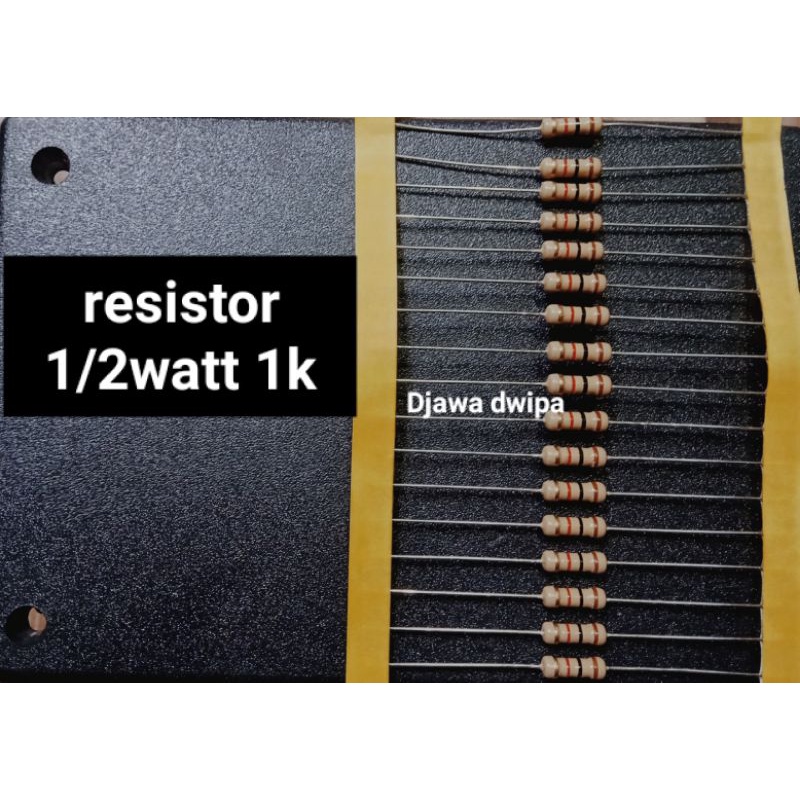 RESISTOR 1/2W 1K resistor 1k 1/2 watt