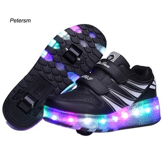  Sepatu  Roda Kekinian Sepatu  Roller Shoe Heelys LED  Untuk 