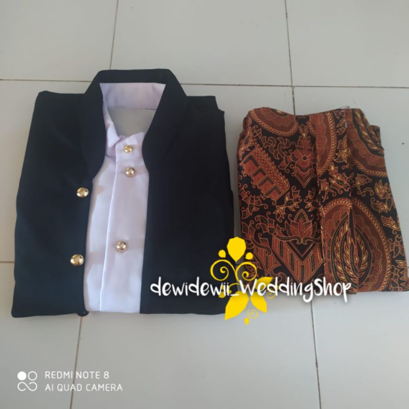 Set Baju Prewed / Baju Couple Adat Jawa - Motif Hewes Semen Romo