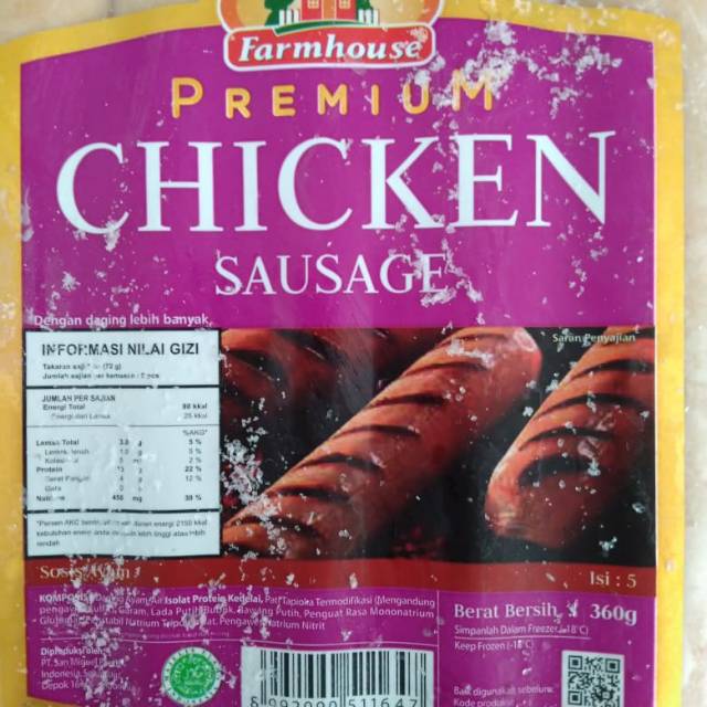 Farmhouse sosis ayam premium