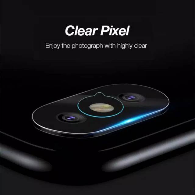 Tempered glass proteksi untuk camera tipe iph0ne7+ 8+ X Xs Xr XsMax clear