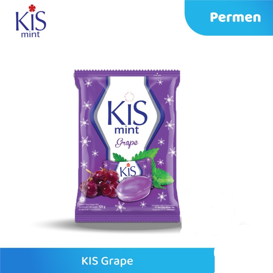 PERMEN MINT KIS ANGGUR POUCH ISI 54PCS