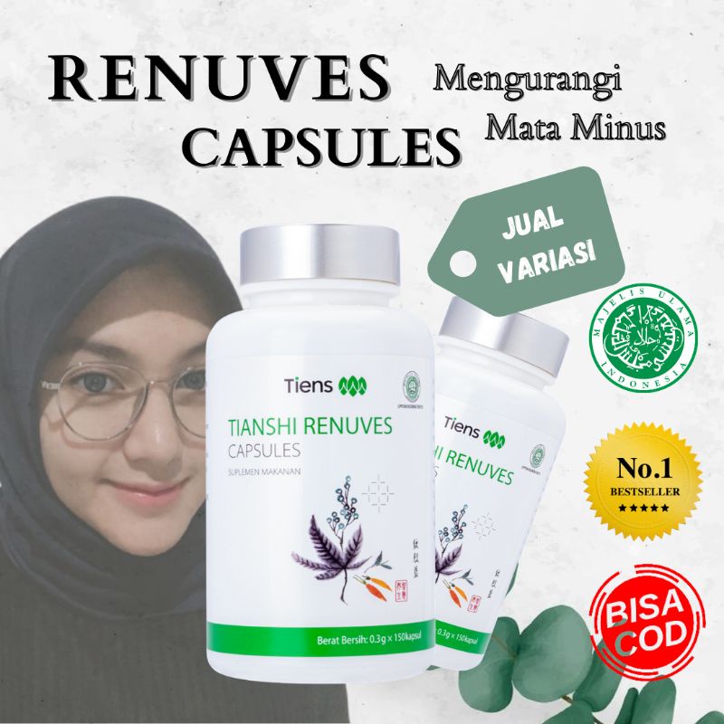 Renuves Tiens Obat Mata Minus Trc Renuves Tiens Mengurangi Mata Minus Renuves Original