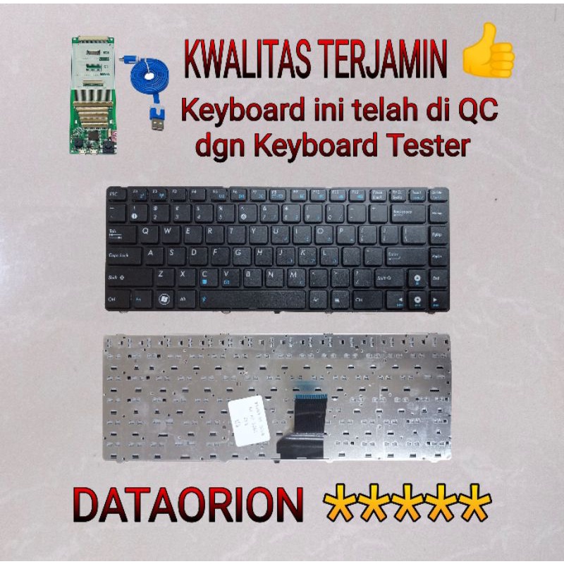 Keyboard ASUS K43 X45 X45A X45U X45VD X45C - Frame Hitam