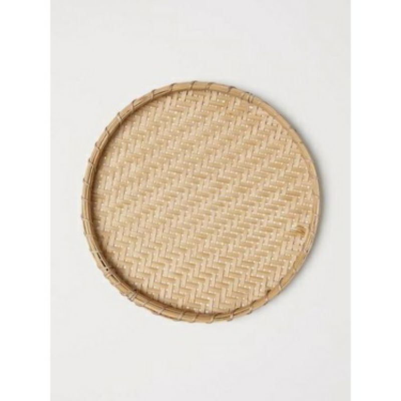 Round Bamboo wall art