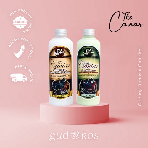 Paket Caviar BPOM Original [Shampoo + Conditioner] Original