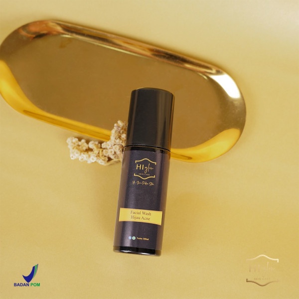 Facial Wash Hijau Acne 100ml HI Glow Skincare.