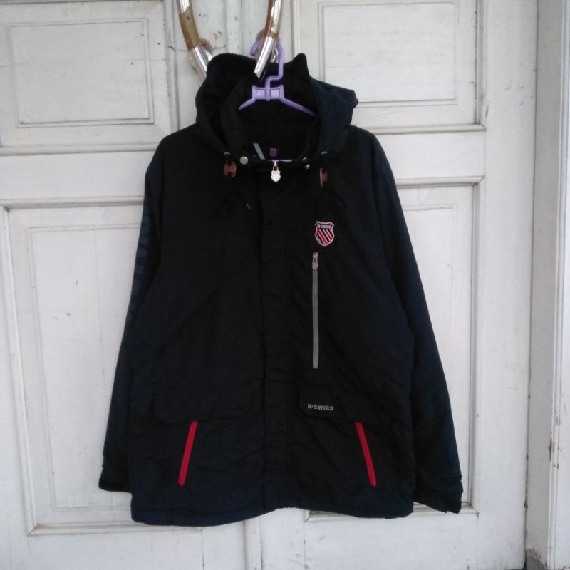 K-Swiss jaket outdoor second original like new / jaket waterproof