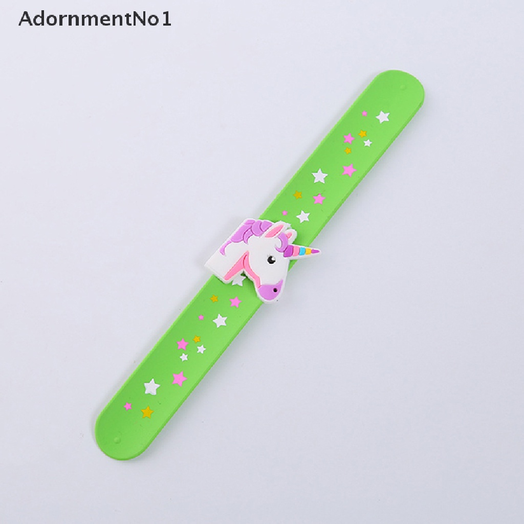 (AdornmentNo1) Gelang Tangan Silikon Motif Unicorn Untuk Anak