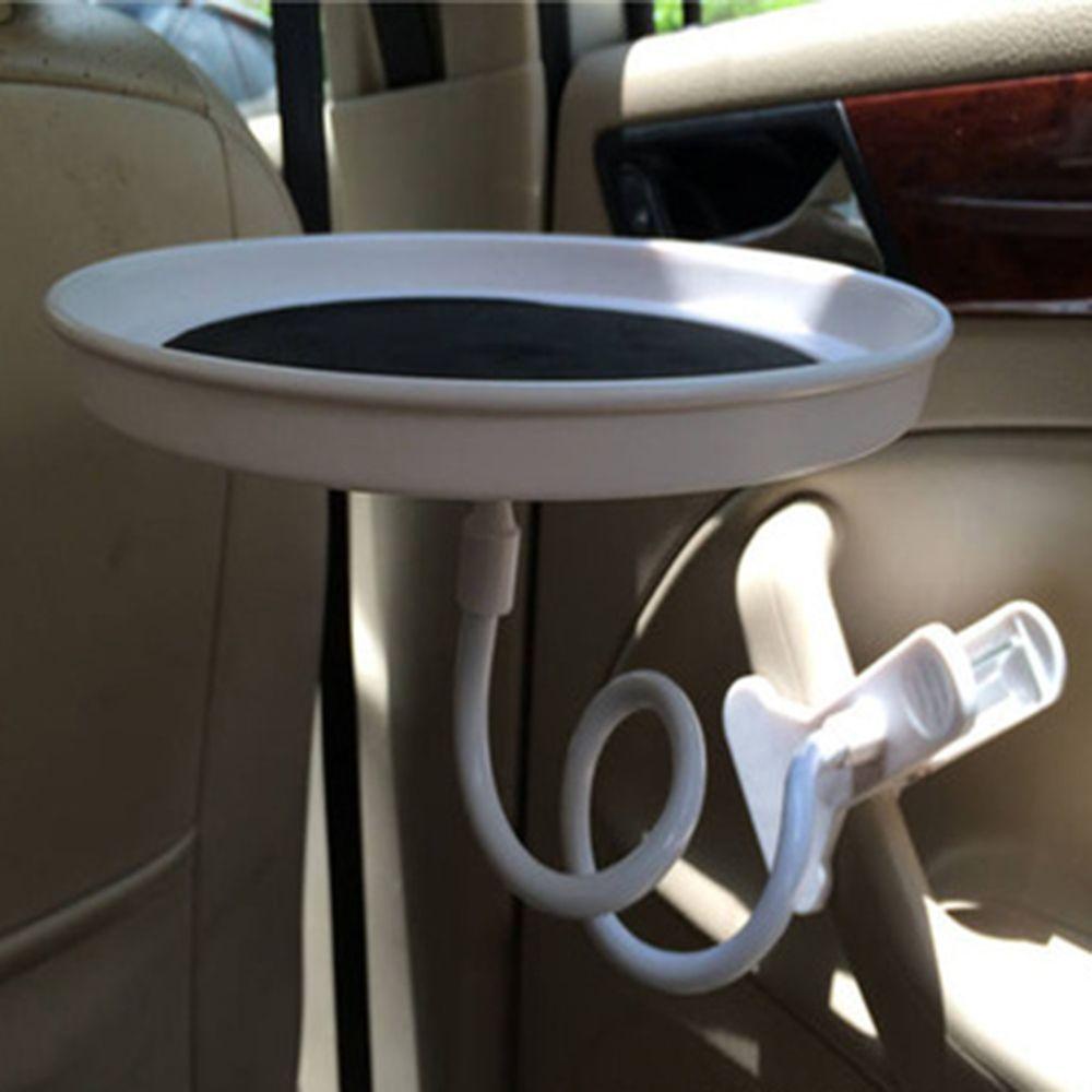 Lanfy Car Cup Holder Minuman Botol Kopi Adjustable Dengan Penjepit Food Tray Untuk Burger French Fries Mobil Meja Makanan Standing