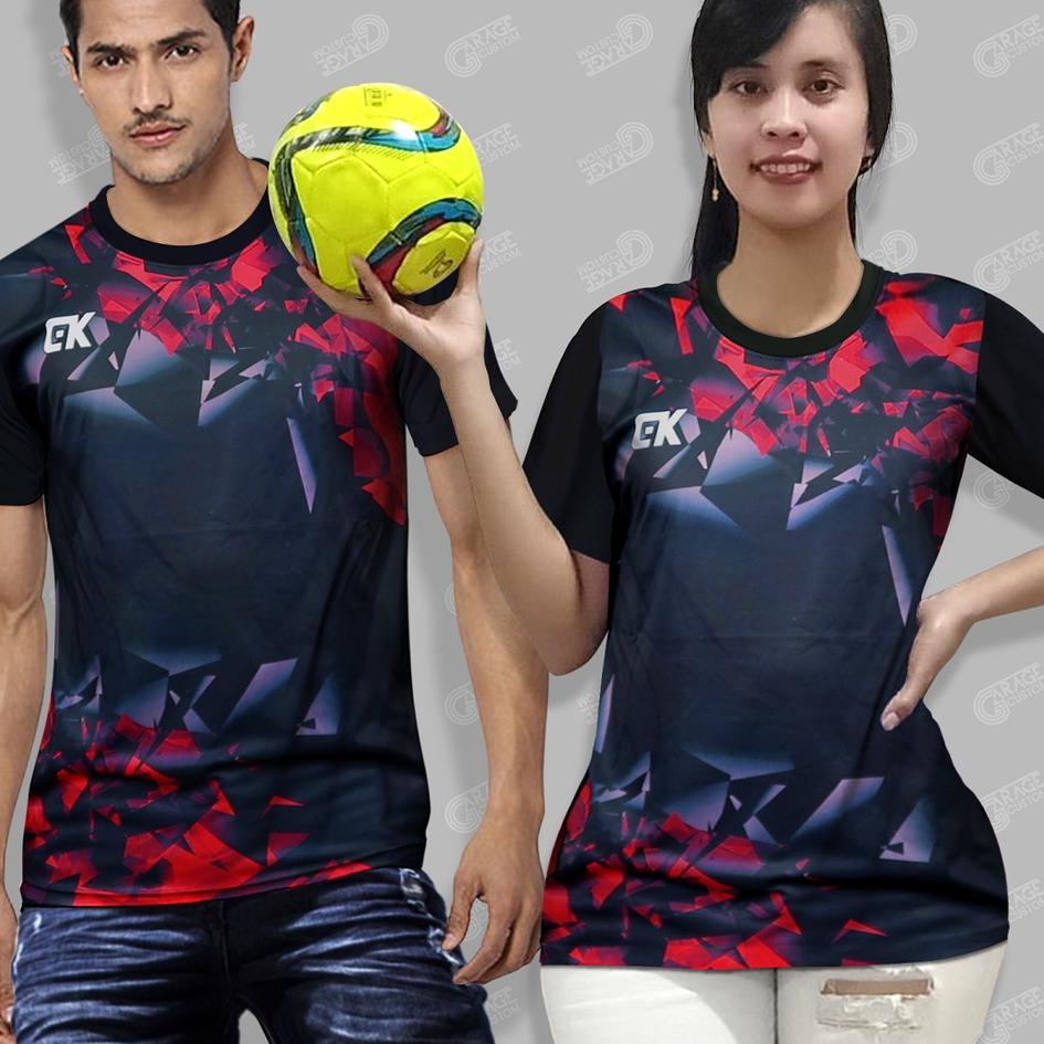 Kaos olahraga/Jersey bola/baju trainning /kostum olahraga/futsal/bulutangkis/voli/ KAOS TEAM