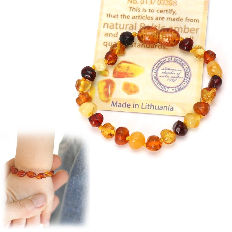 baltic amber teething bracelet