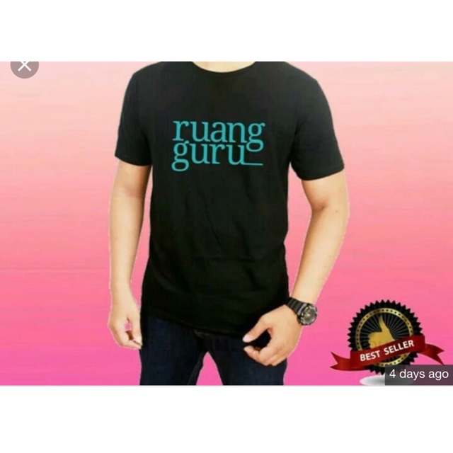 KAOS RUANG GURU PASTI BISA BAJU TSHIRT RUANG GURU